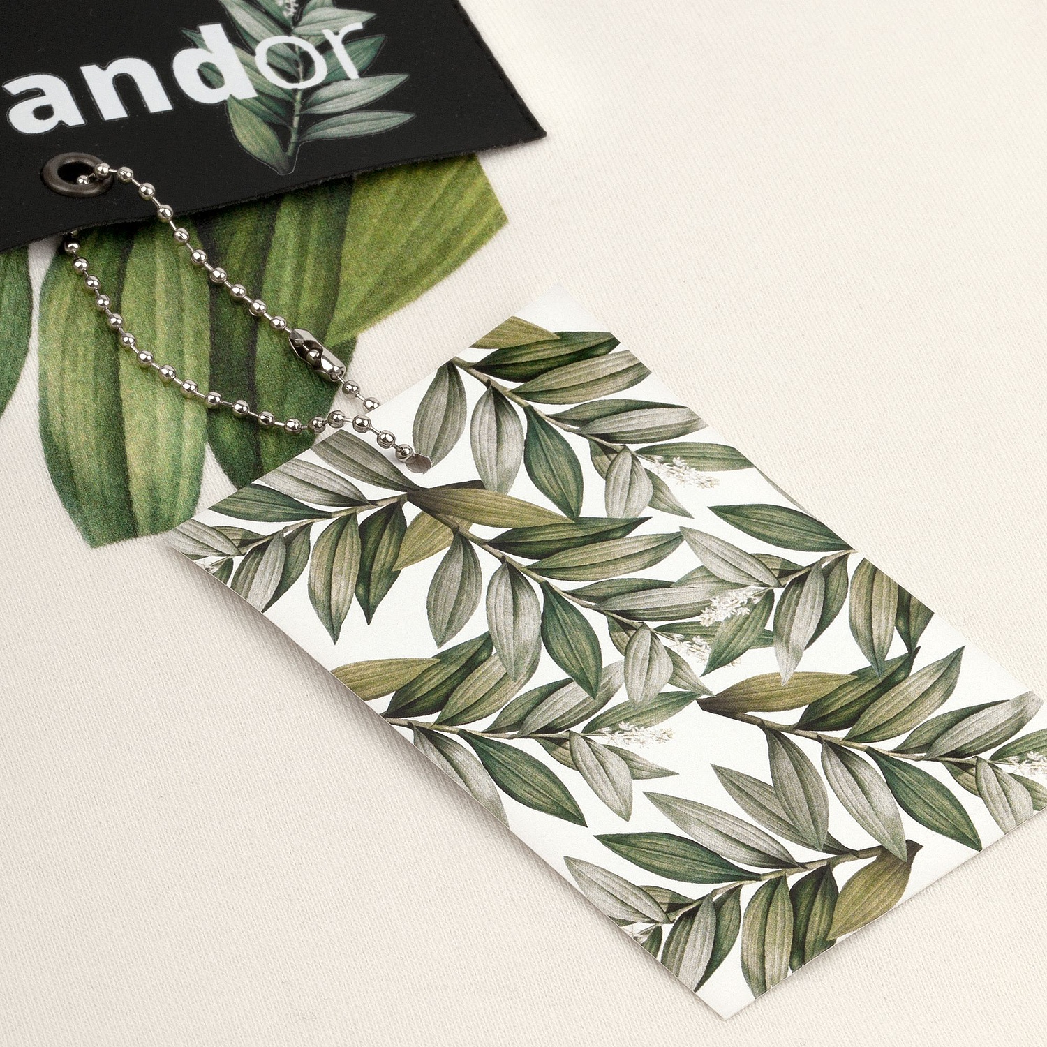 Свитшот унисекс S2, молочно-белый с логотипом