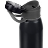 Бутылка для воды Billy Gym, матовая черная с логотипом