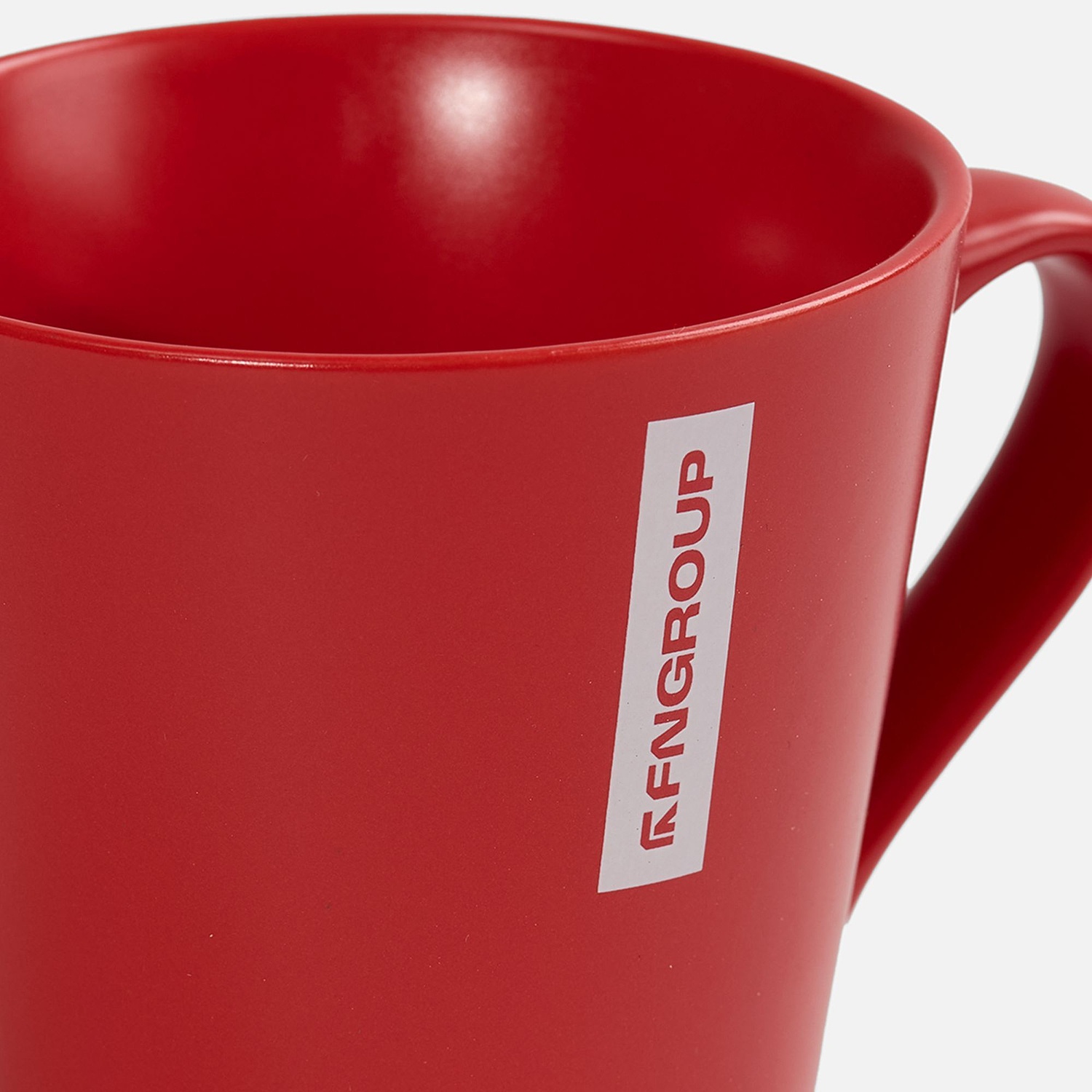 Кружка Modern Bell, матовая, красная