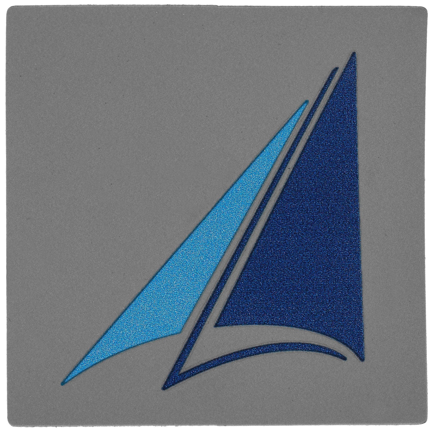 Лейбл Listra Soft Touch, L, серый с логотипом