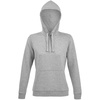 Толстовка женская Spencer Women, серый меланж с логотипом