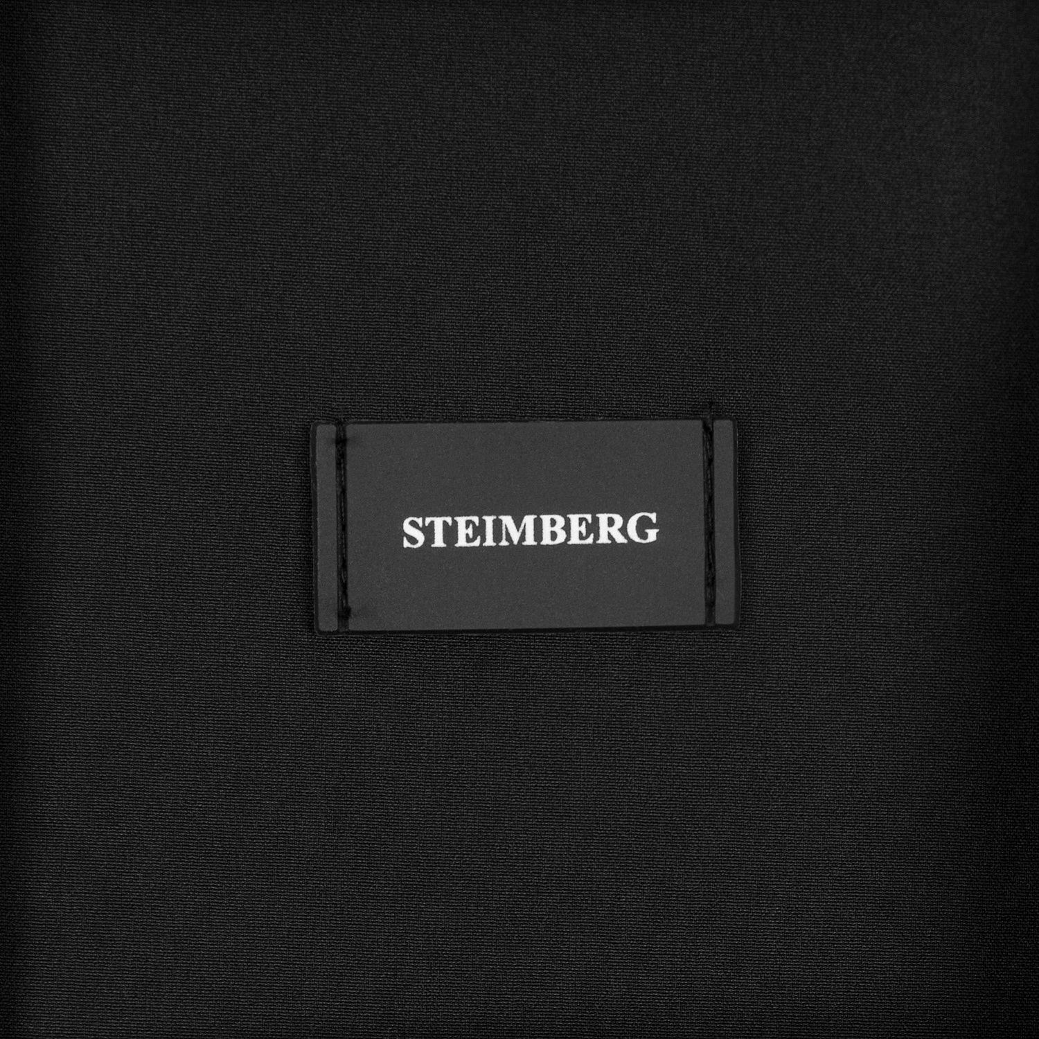 Лейбл из ПВХ Dzeta, XS, черный с логотипом