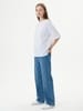 Футболка Oversize Premium 210, белая с логотипом