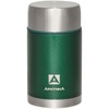 Термос для еды в чехле «Арктика 1000», зеленый с логотипом