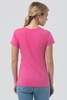 Футболка женская Metropolitan, ярко-розовая с логотипом