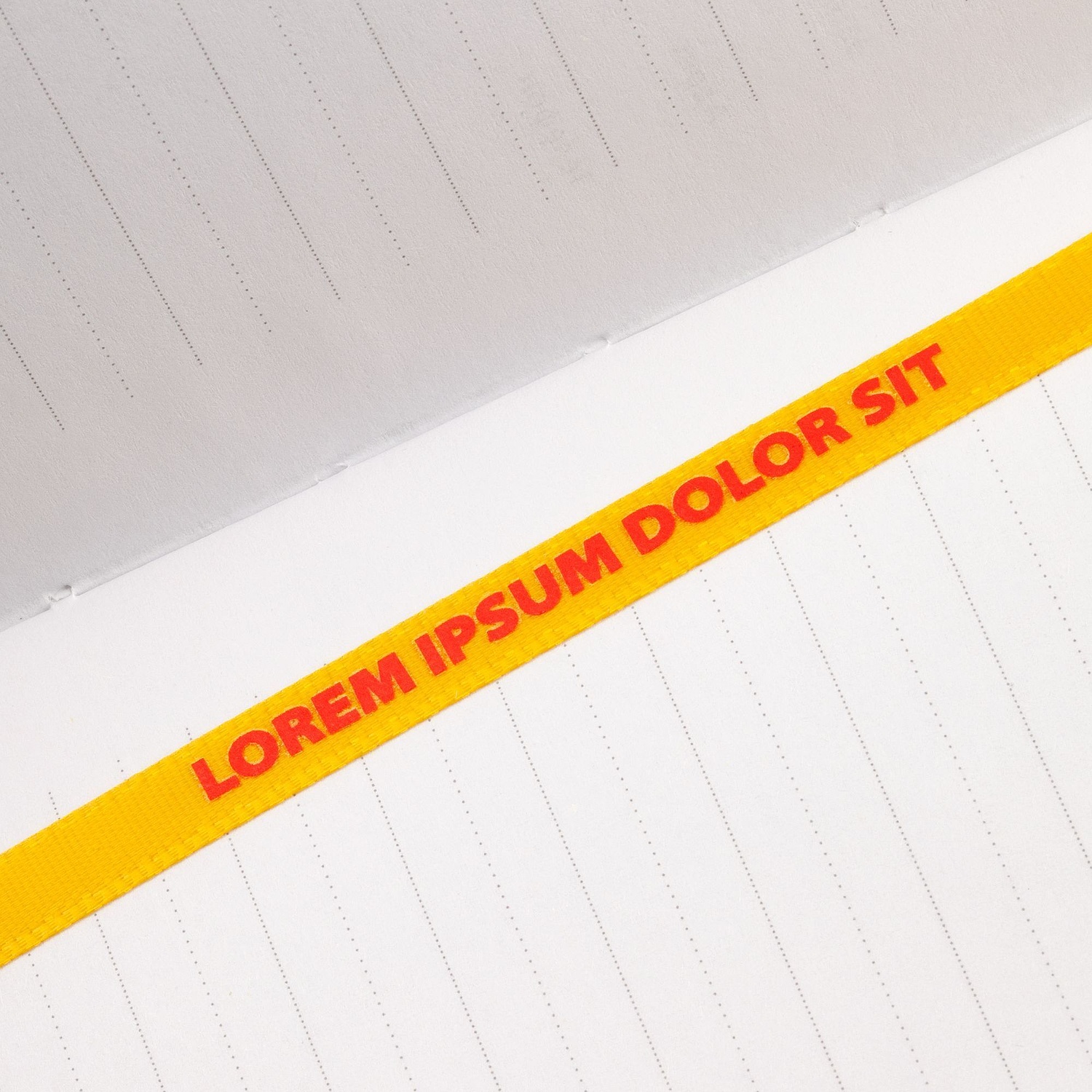 Ежедневник Cortado, недатированный, желтый с логотипом