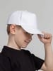 Бейсболка детская Standard Kids, белая с логотипом