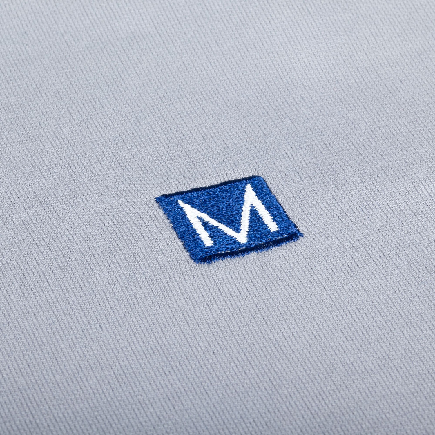 Свитшот унисекс Vozduh, светло-серый с логотипом