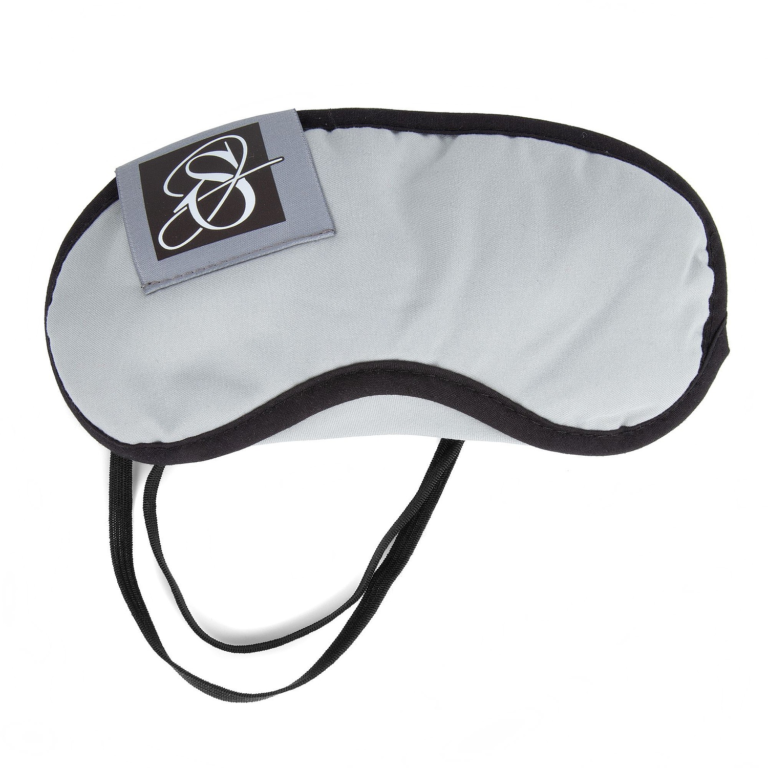 Лейбл тканевый Epsilon, L, серый с логотипом