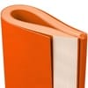 Ежедневник Flat Maxi, недатированный, оранжевый с логотипом