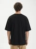 Футболка Oversize Premium 210, черная с логотипом