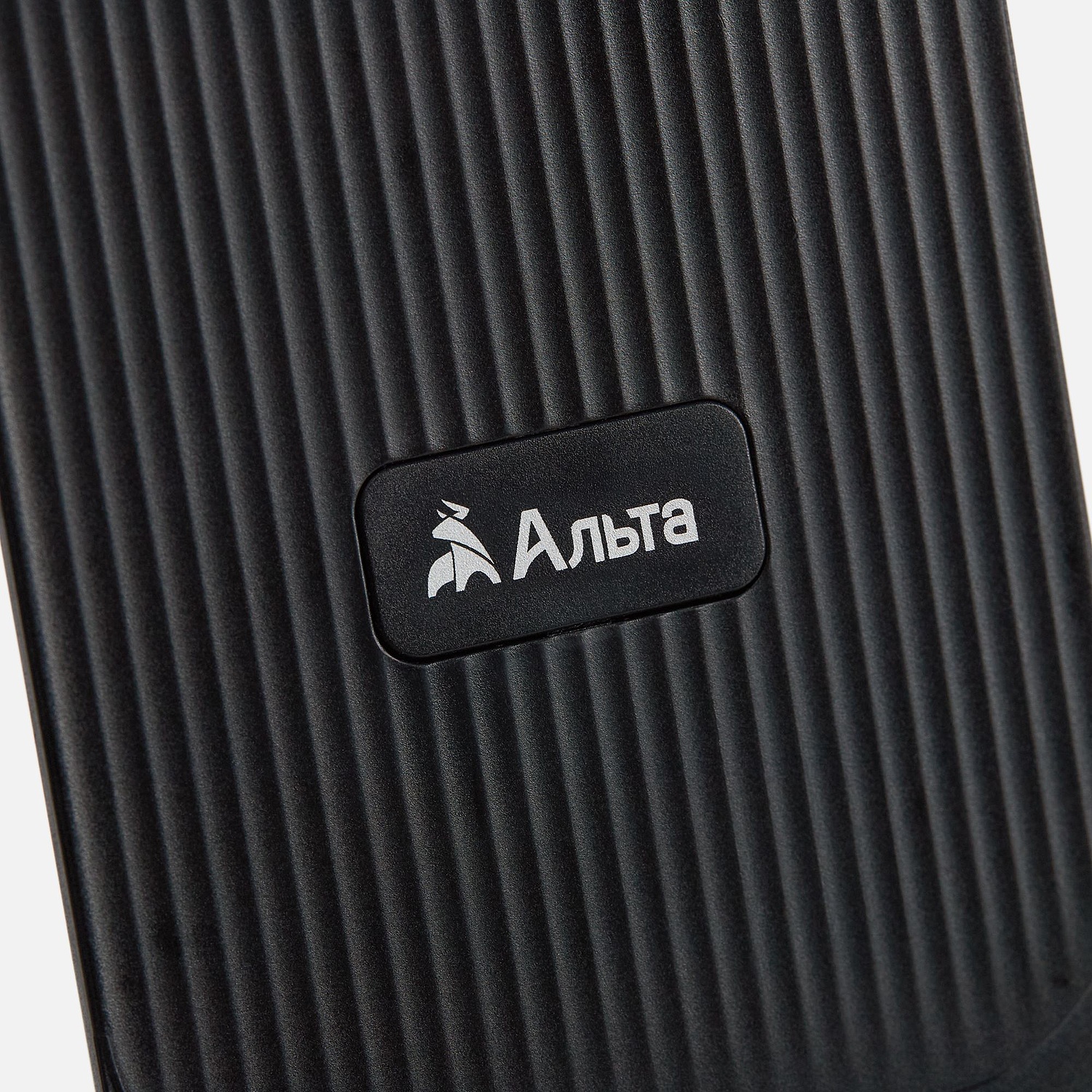 Подставка для смартфона Smartic Light, черная с логотипом