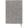 Ежедневник Grace на заказ, недатированный, серый с логотипом