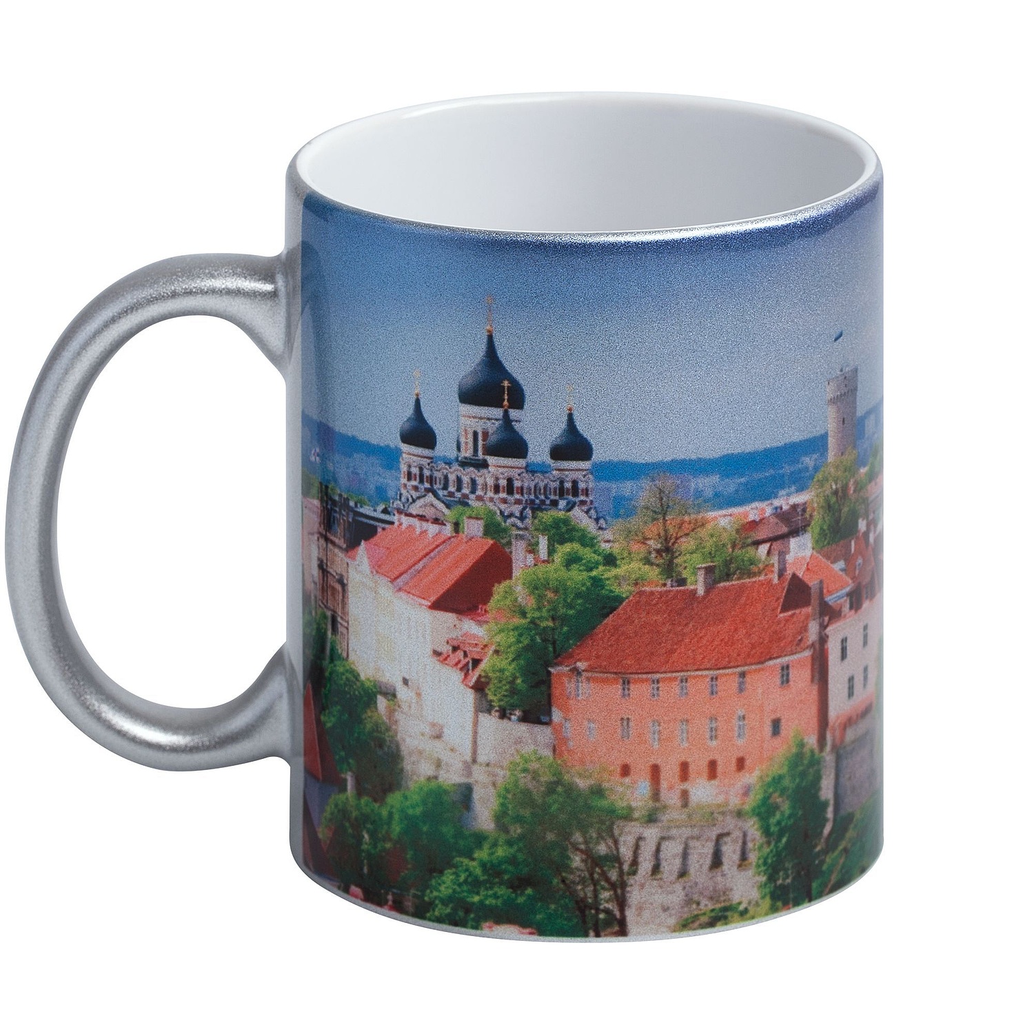 Кружка Ore для сублимационной печати, серебристая