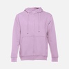 Толстовка мужская на молнии с капюшоном Amsterdam, сиреневая с логотипом
