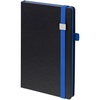 Ежедневник Ton Metal, недатированный, черный с синим с логотипом