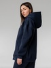 Худи Kulonga Oversize, темно-синее с логотипом