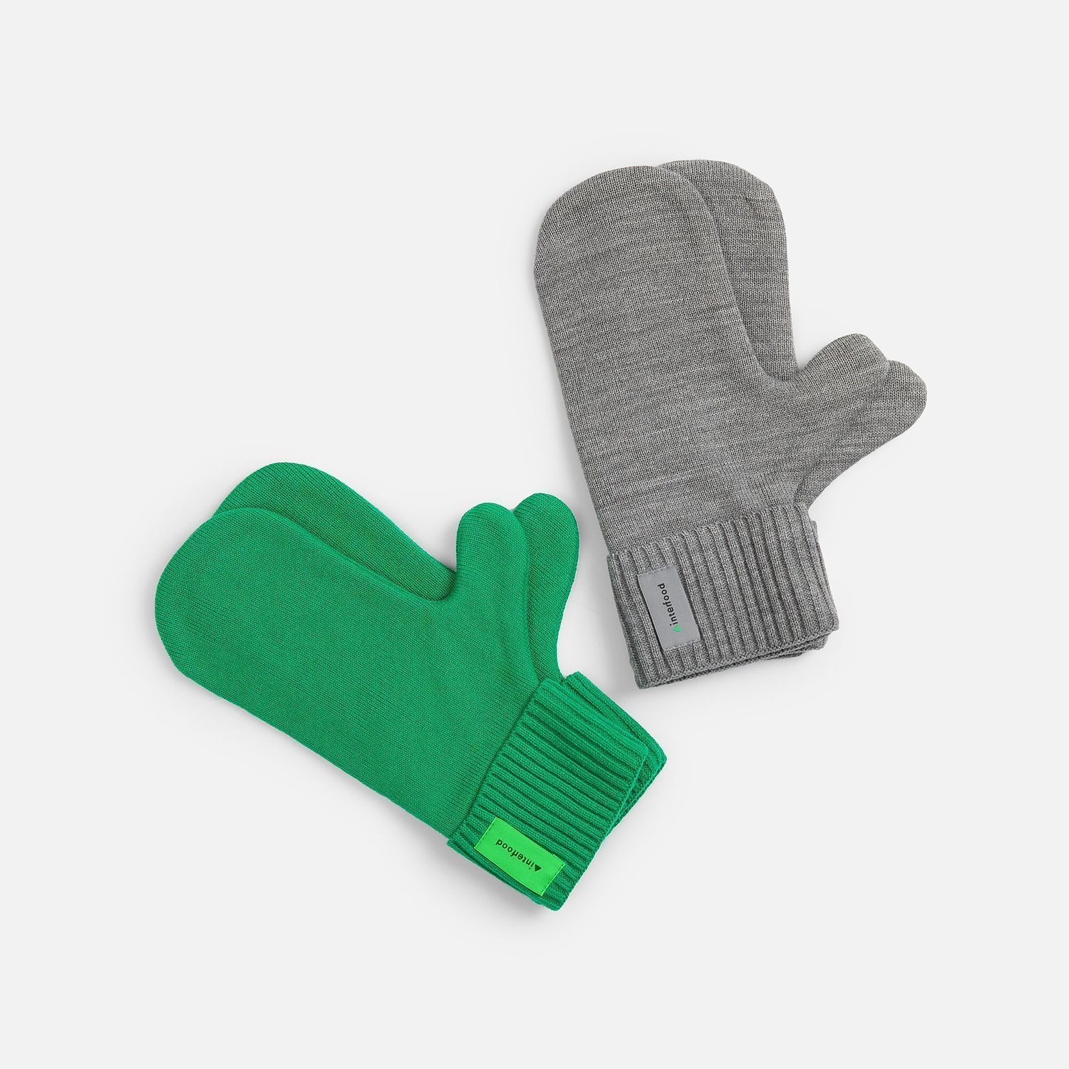 Лейбл тканевый Epsilon, XXS, серый с логотипом