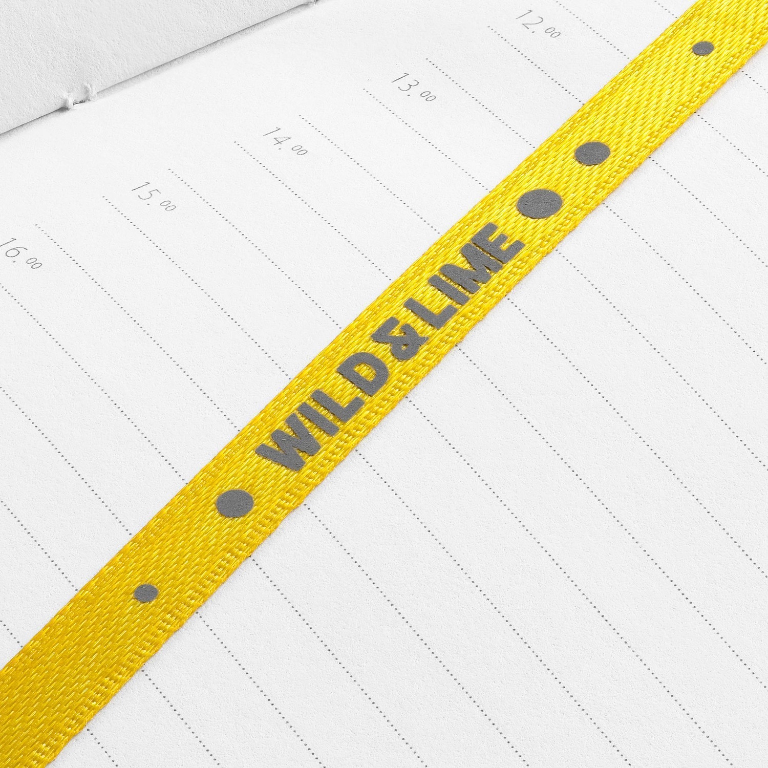 Ежедневник Neat Mini, недатированный, желтый с логотипом