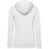 Толстовка с капюшоном женская Hoodie, белая с логотипом