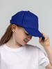 Бейсболка детская Standard Kids, синяя с логотипом