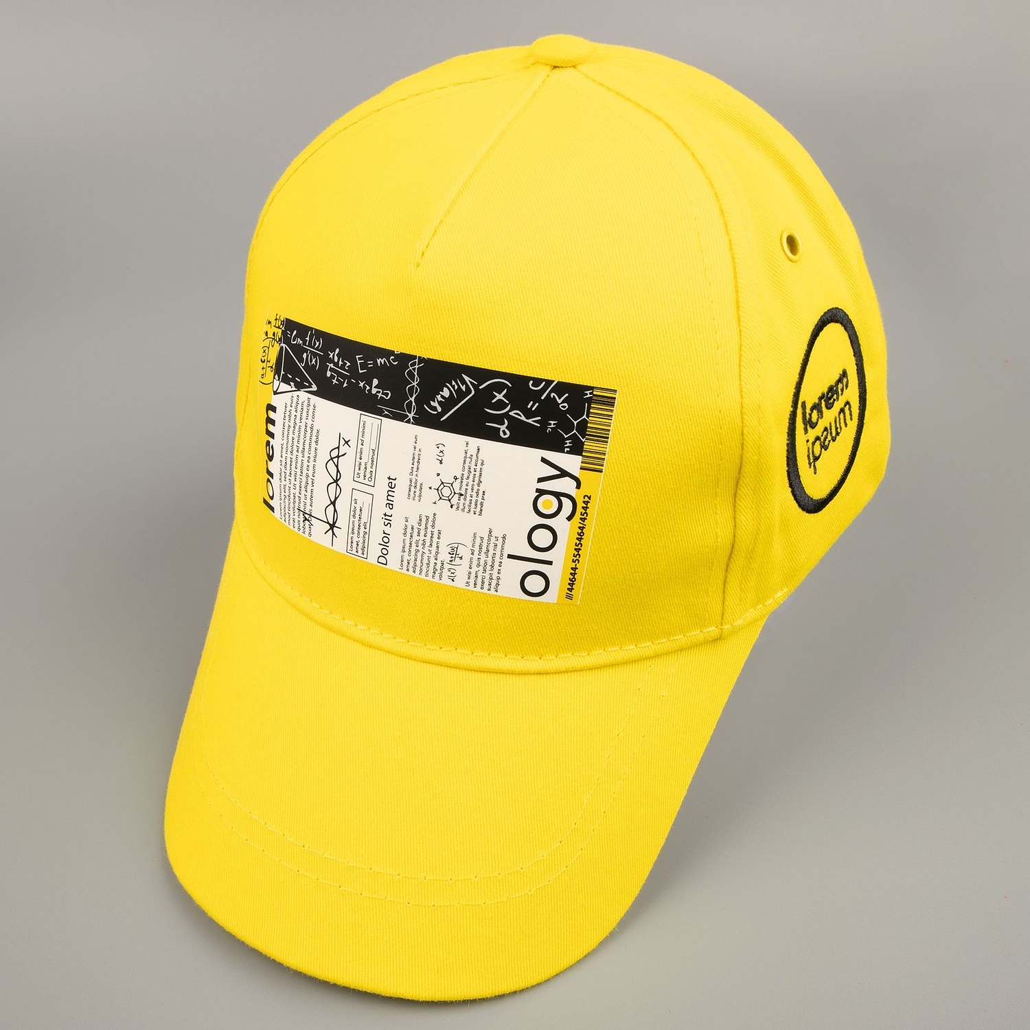 Бейсболка Convention, желтая с логотипом