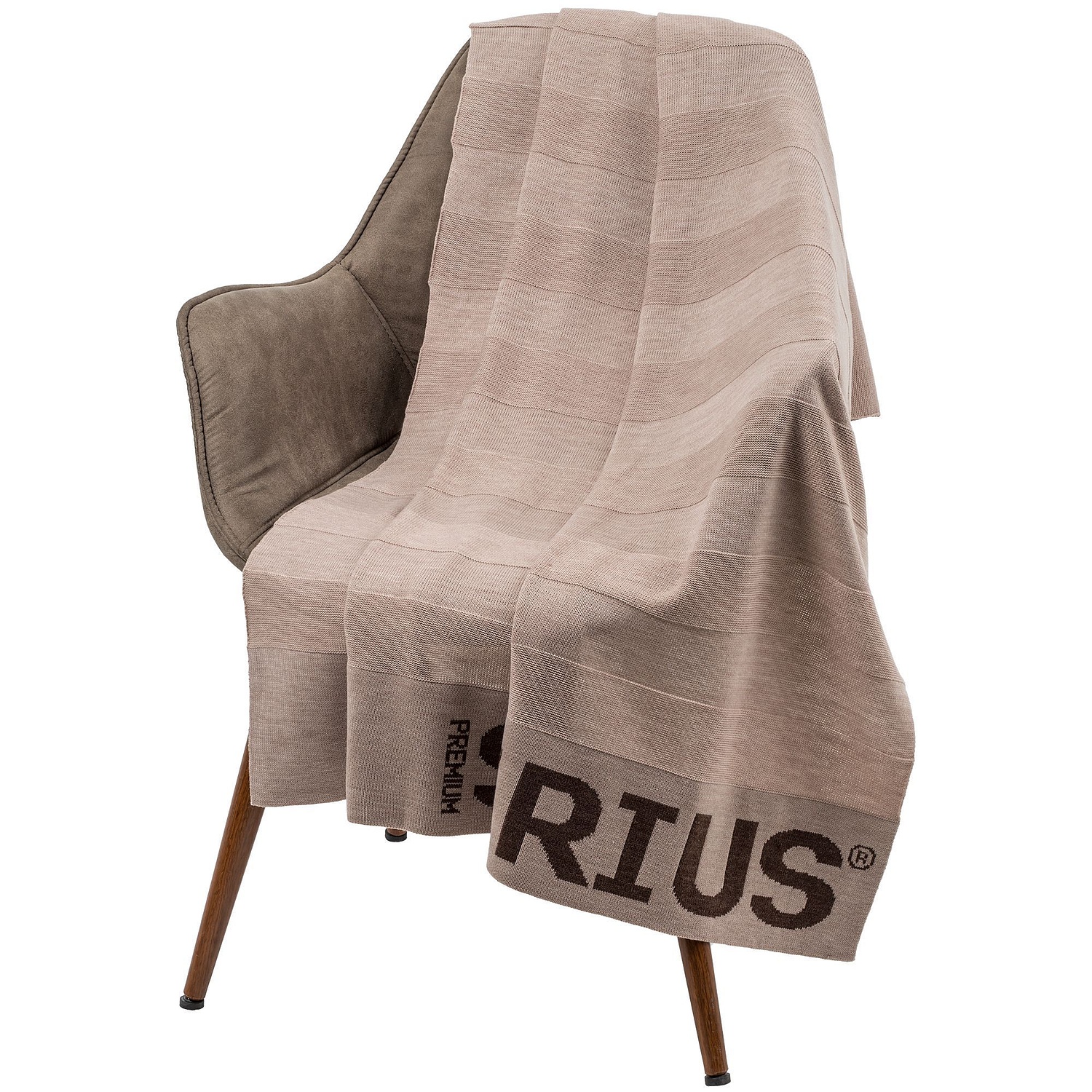 Плед на заказ Tricksy Terra Net, М, полушерсть с логотипом