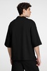 Футболка оверсайз унисекс T9, черная, размер XL/XXL