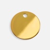 Шильдик металлический Alfa Sirkel, золотистый глянцевый