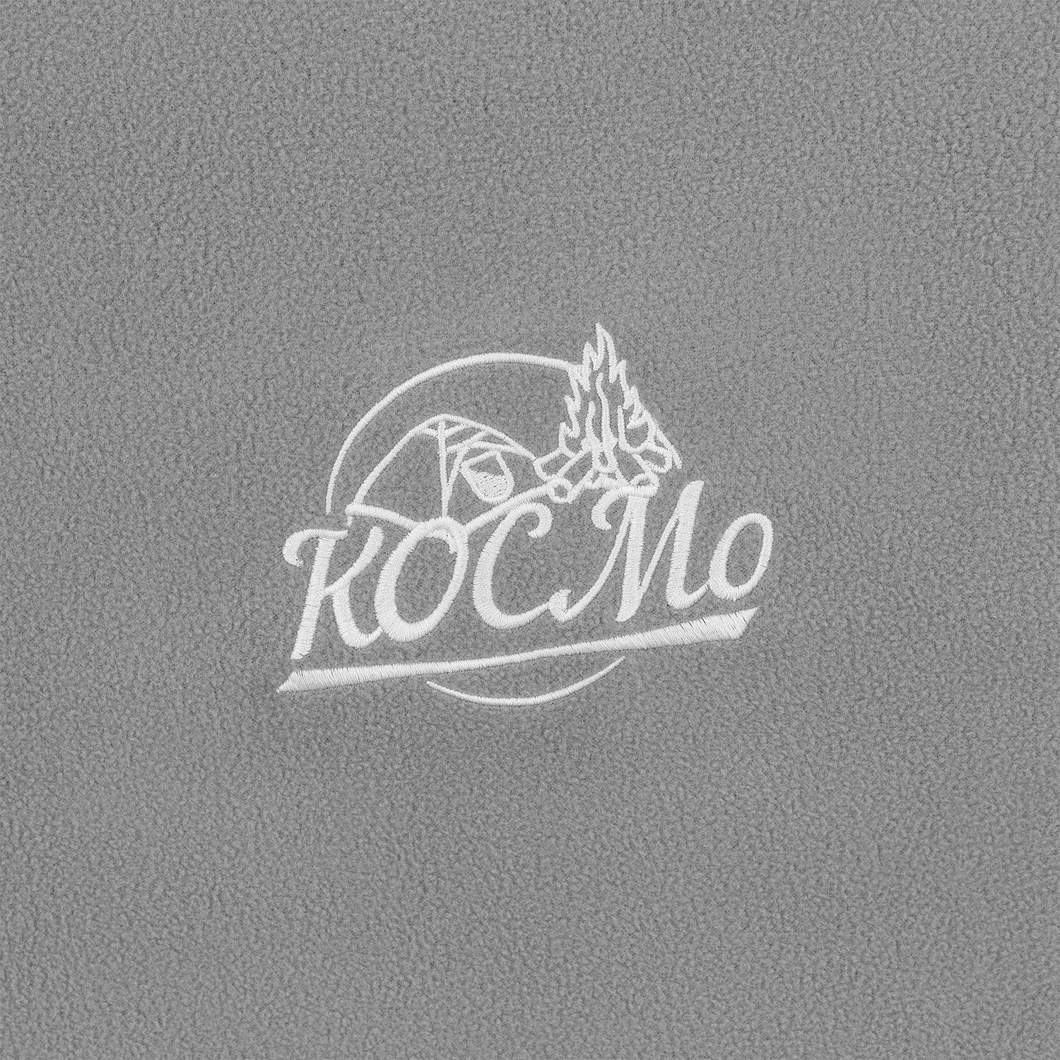 Флисовый плед Warm&Peace XL, серый