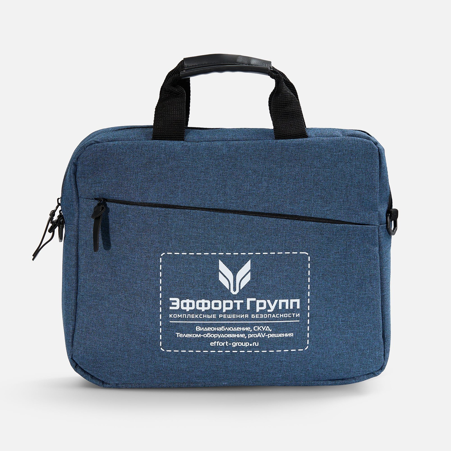 Сумка для ноутбука The First, синяя