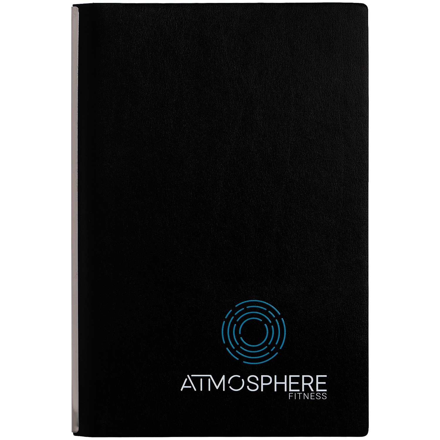 Ежедневник Kroom, недатированный, черный с логотипом