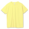 Футболка унисекс Regent 150, светло-желтая с логотипом