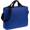 Сумка для документов Agenda, синяя с логотипом