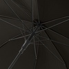 Зонт-трость Dublin, черный с логотипом
