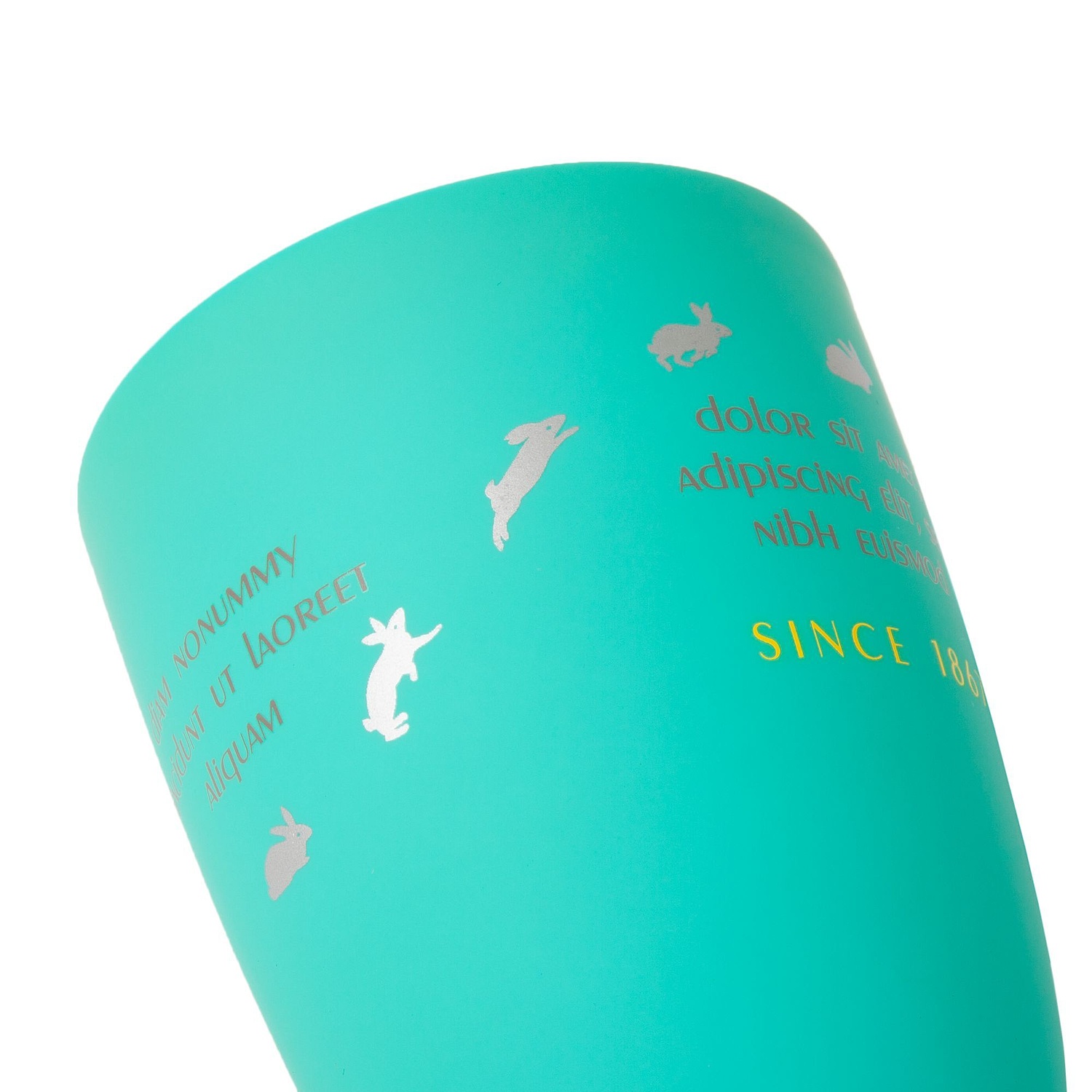 Кружка Good Morning с покрытием софт-тач, бирюзовая с логотипом