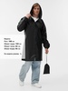 Дождевик Rainman Zip, черный с логотипом