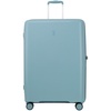 Чемодан Forza L, голубой с логотипом