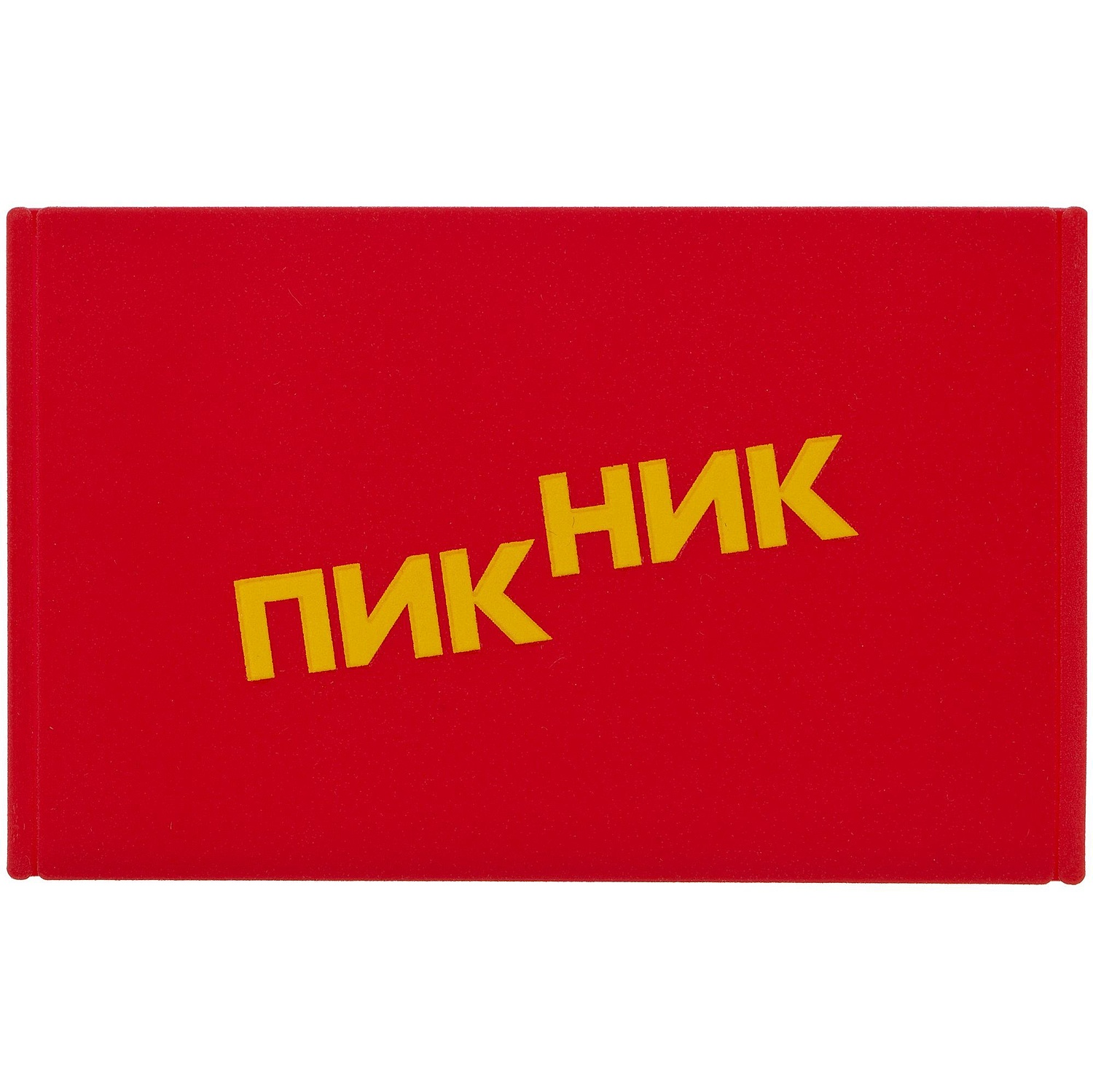 Лейбл из ПВХ Dzeta, ХL, красный с логотипом