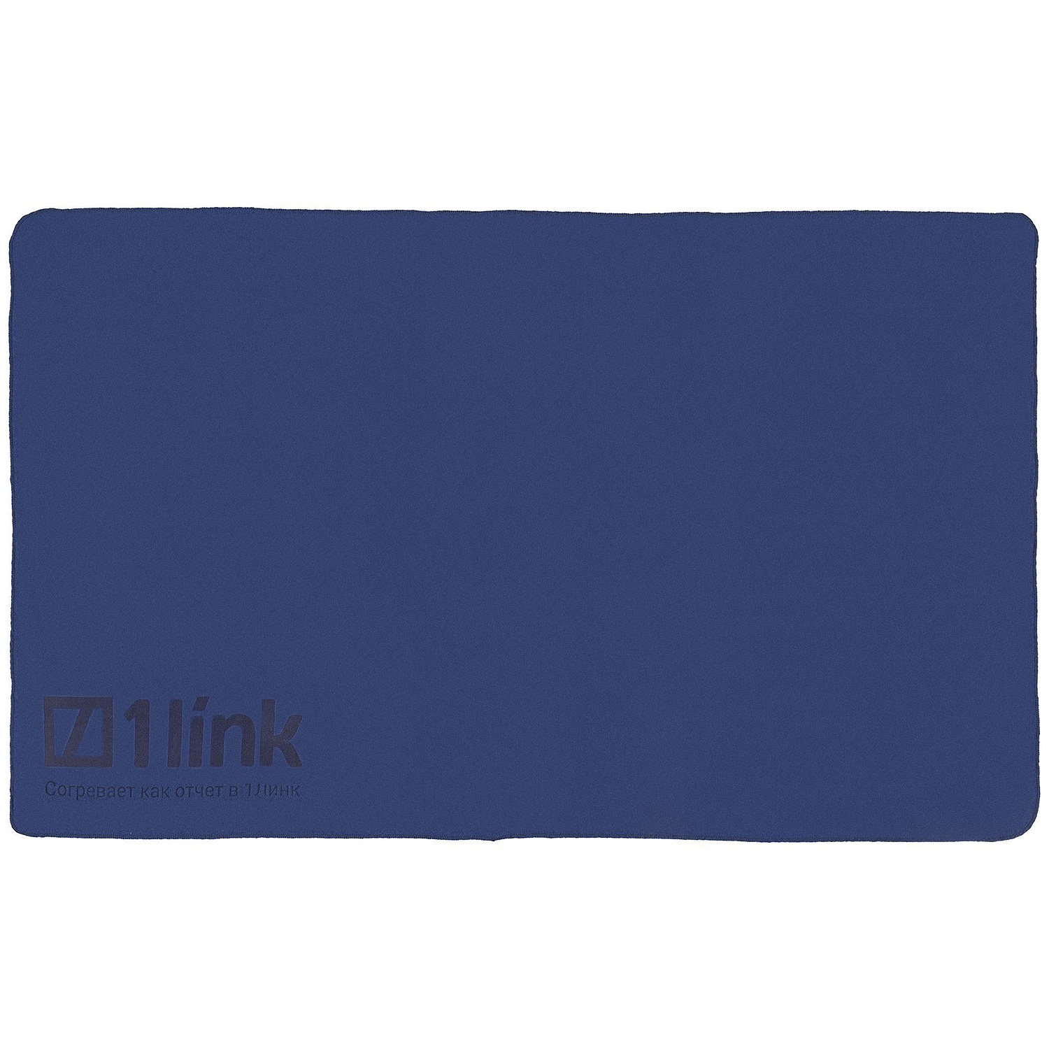 Флисовый плед Warm&Peace XL, синий