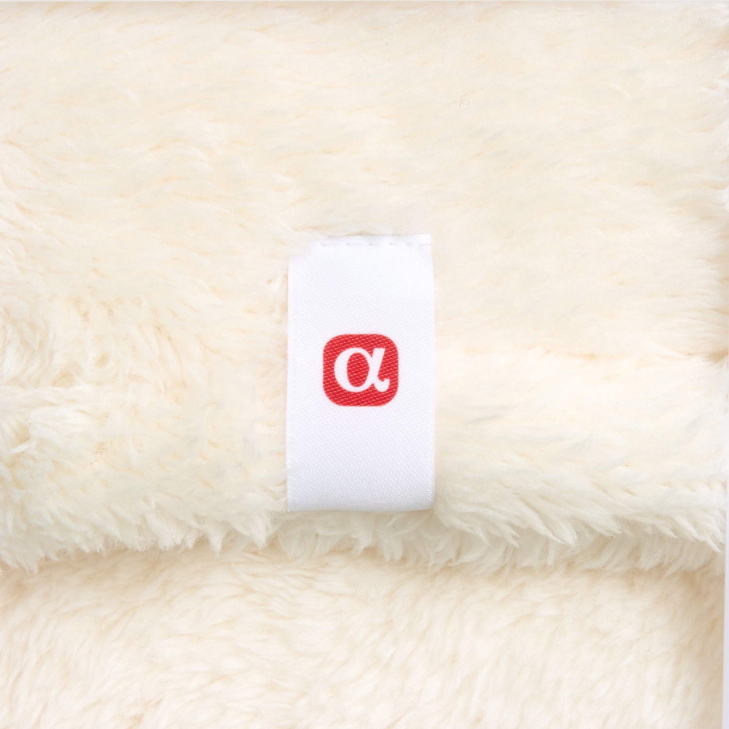 Балаклава-капюшон Flocky, молочно-белая с логотипом