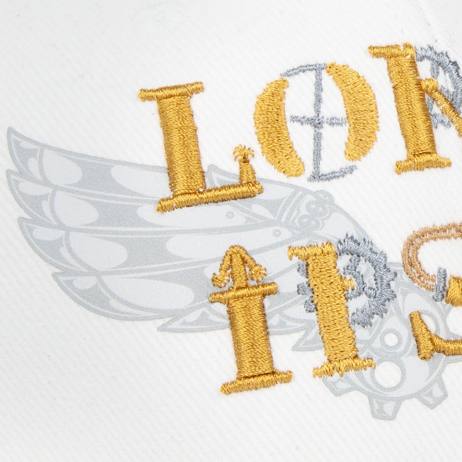 Бейсболка Snapback с прямым козырьком, белая с логотипом