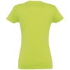 Футболка женская Imperial Women 190, зеленое яблоко с логотипом