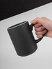 Кружка Mugful, темно-серая (графитовая) с логотипом