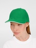 Бейсболка Buffalo, ярко-зеленая с белым с логотипом