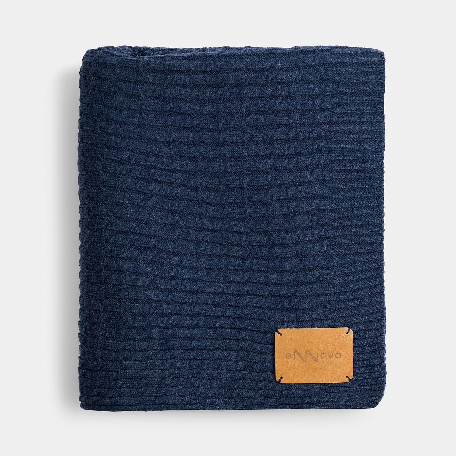 Плед Slumberland, синий (джинс) с логотипом