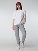 Футболка оверсайз женская Boxy Women, белая с логотипом