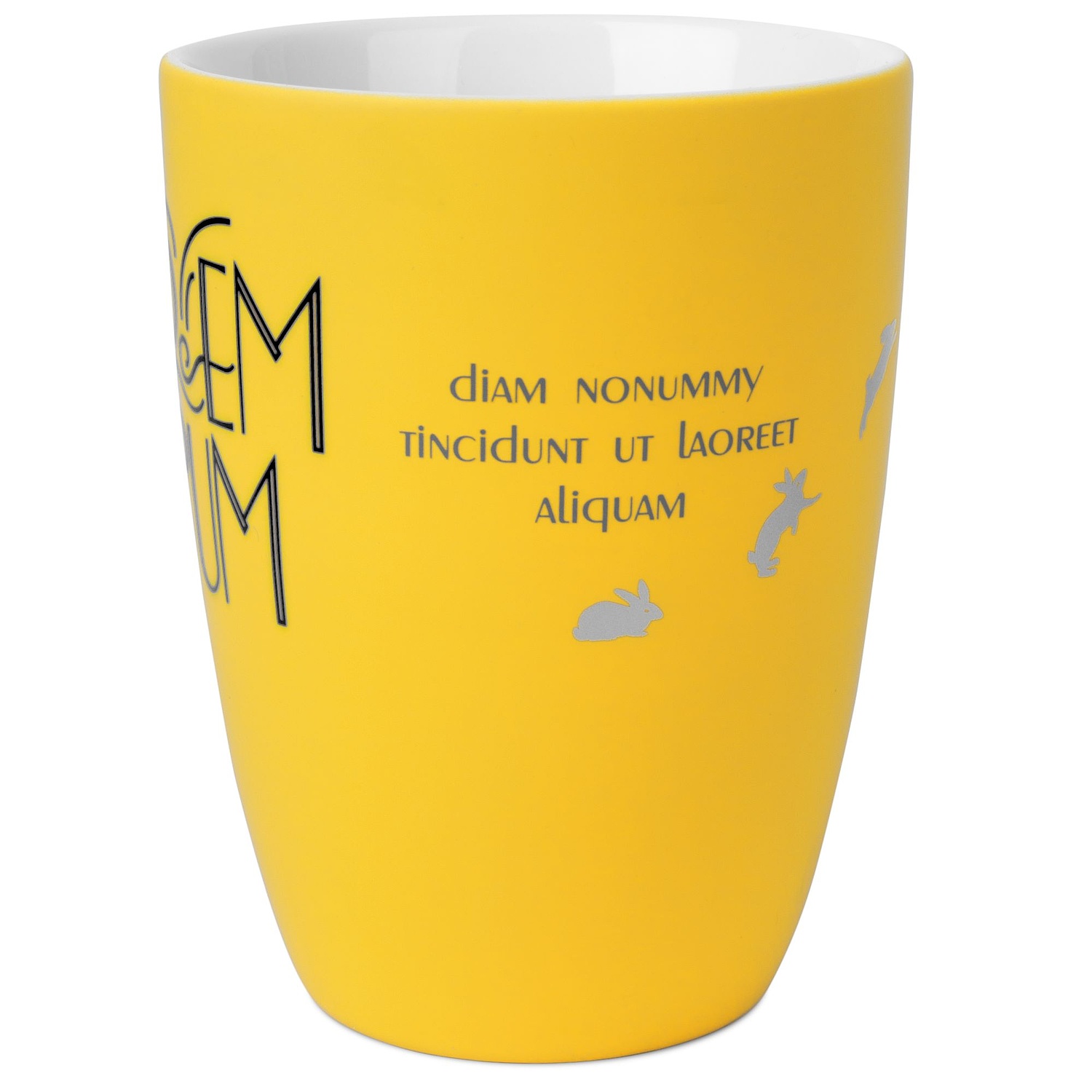 Кружка Good Morning с покрытием софт-тач, желтая с логотипом