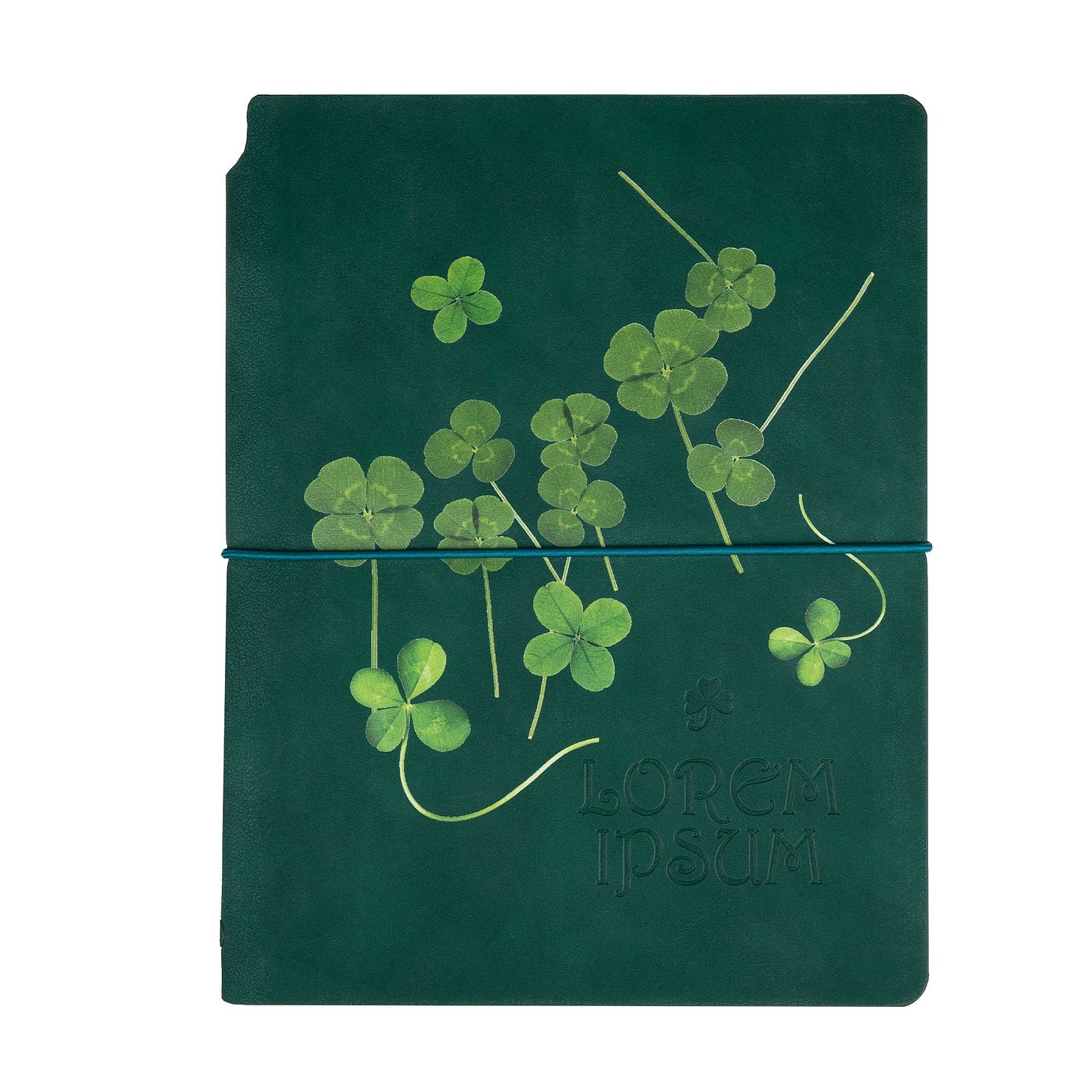 Ежедневник Kuka, недатированный, зеленый с логотипом