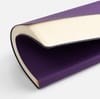 Ежедневник Flex Shall New, недатированный, фиолетовый с логотипом